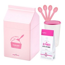 요거베리 요거트메이커 + 요거트 스타터 1박스(10포) + 트라이탄 용기 1개 + 요거베리 스푼 4개, 단일속성