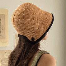 키메라제이 단추 지사느낌 보넷 버킷햇 4color