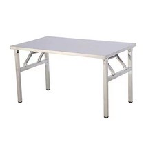 304 스테인리스 접이식 작업대 주방 밥상 업소용 상차림 야시장 노점 야외 테이블, 가로 100cm 세로 50cm 높이 55cm