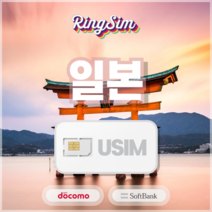 일본 유심 데이터 무제한 도코모 소프트뱅크, Kddi+Docomo, 5GB, 7일