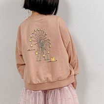 유아 아동 봄 남아 여아 디디 스타 빈티지 나염 맨투맨 티셔츠 아동맨투맨