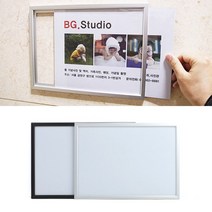 A4 알프레임 아크릴액자 아크릴안내판 판넬거치대 [SN:3D3CD8#611], [W3D3CD8], [색상]▷은색　[#611]