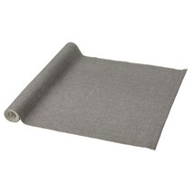SVARTSENAP 스바르트세나프 식탁장식보 그레이 35x130cm 705.330.71, 단품, 단품