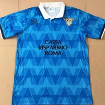 1989년 라치오 유니폼 상의 마킹 포함