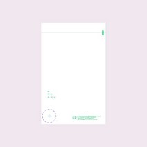 리그라운드 친환경생분해 반투명 썩는 속비닐 (속포장용 반투명) [1 000매], 소[25X35＋4], 1개