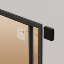 와이어도어클로저 방화문 도둑차단 방화문 입구문잠금, 상품선택, 도어클로저 블랙