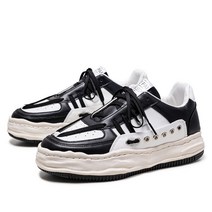 남성 언밸런스 스트랩 스니커즈 R552