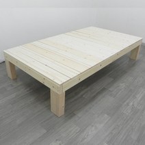 평상형 침대 / 원목침대 / 싱글 / 슈퍼싱글 / 더블 / 퀸, 40cm, 기본A형 200cm, 110cm