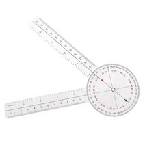 각자 디지털 각도자 Goniometer 플라스틱 눈금자 360 도 멀티 각도 측정, [01] White, 01 WHITE