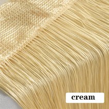 주방 창 커튼 부엌 가림막 책장 가리개 실 스크린 리본 스트링 디바이더 100CM X