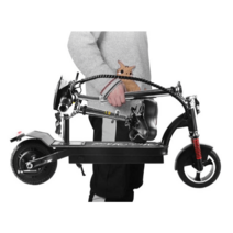 앉아서 타는 전동 킥보드 소형 접이식 휴대 대리운전, 배터리  40km