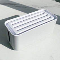 덴덴 멀티탭 정리함 콘센트 멀티탭 박스, 화이트