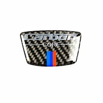 탄소 섬유 스티어링 휠 스티커 M 스트라이프 엠블럼 3D 자동차 BMW e46 e39 e60 e90 f30 f34 f10 1 2 3 5 7 시리즈 x1 x 6 용182300, 1개
