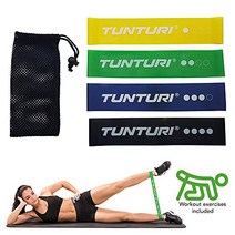 Tunturi Mini Resistance Bands Set of 4 null, 1, Multicolored