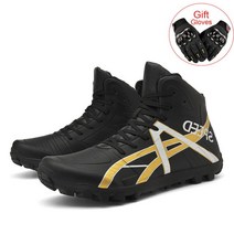 바이크슈즈 라이딩부츠 코미네 레이싱 보안 부츠 모토크로스 바이크 오토바이 남성용 모터바이크 라이딩 스터드 오프로드 슈즈, [02] 41, [01] JCD06 Black