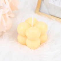 양키캔들 인테리어 캔들1 pc 작은 거품 큐브 양초 간장 왁스 아로마 테라피 향초 생일, 일