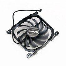그래픽카드 쿨러 팬 CF-12915S 4pin 12V 0.35A 용 INNO3D GTX1060 ITX 미니 GTX950 960 GTX650ti 750 그래, 01 1pcs_01 96mm