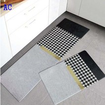 SKANDSALO 북유럽 PVC 싱크대 주방매트 발매트 특대 현관 깔개, AC_45x75cm