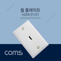 HDMI FF 월 플레이트 1포트 / 벽 공사용 HDMI 단자, 1