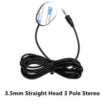 3.5mm 유선 붙여 넣기 외부 자동차 마이크 오디오 GPS 노트북 DVD 라디오 스테레오 플레이어 회의 스피커 사운드 녹음, [03] 3.5mm-3-l