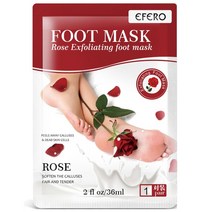 발꿈치 각질제거 뒷꿈치 풋 스틱 크림 Efero 2 개 = 1 쌍 알로에 필링 발 마스크 다리 각질 제거 양말 페디, [13] ZM26