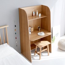 마켓비 TUNEL 독서실 칸막이 집중력 책상 / 스터디카페 1인스터디룸 도서실 고등학교 책상, 라이트브라운