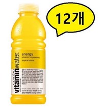 글라소 비타민워터 에너지 500ml 노랑 x 12, 상세페이지 참조
