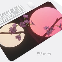 마우스 손목쿠션 손목받침대 손목보호대블랙 마우스 패드 벚꽃 데스크 매트 핑크 사쿠라 쿠션 키보드 컴퓨, 03 3_06 300x900x2mm