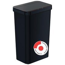 ITouchless 긴 쓰레기 봉투 25.349.9L813갤런 쓰레기통 40개 가정 사무실 욕실 주방 빈 라이너의 재활용 퇴비용 USA 미국, 13 Gal, Plastic, Black