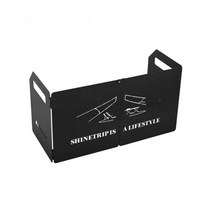 버너바람막이 4단 접이식 탄소강 휴대용 합금 트레킹, 카키