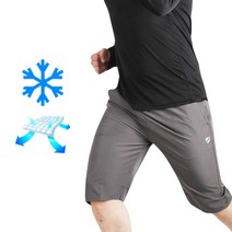 [바보사랑] 남성 6부 기능성 쿨 반바지 작업복 쿨링팬츠