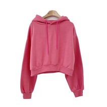 라라콩 무지 크롭 6컬러 골라입자 후드티