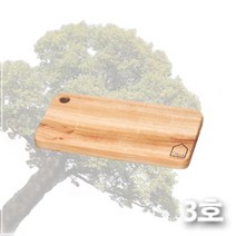 국내산 캄포나무 라운드도마 (42cm x 22cm)