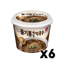 본고장 들기름 메밀막국수 컵용기면 172g x 6개, 단품
