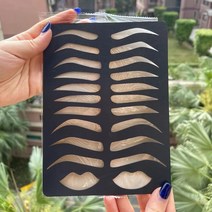 타투전사프린터 문신 전사기 타투머신 재사용 가능한 연습 스텐실 눈썹 입술 템플릿 영구 메이크업 훈련 용품 1 개
