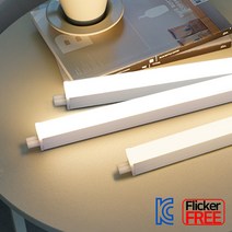 LED T5 간접조명 간접등 슬림 형광등 LED바 플리커프리 더브라이트, FJ 1200mm 18W, 전구색, 전구색