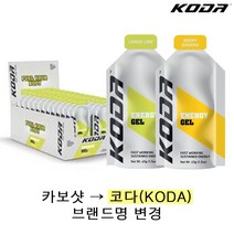 KODA 코다 에너지젤 1박스(24개입) 카보샷 탄수화물 보충제 흡수가 빠른 파워, 1set, 45g