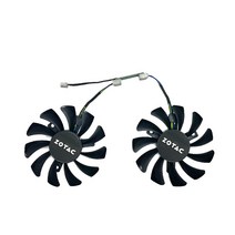 RX570 Zotac GTX 970 그래픽 쿨러 GTX 660Ti 650Ti 부스트 GTX 970 용 새로운 75mm GA81S2U GTX 970 4 핀 쿨러 팬 교체 463818, 1lot