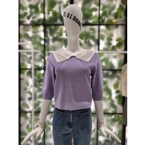 [듀엘] 크로쉐 카라 니트 D223KSK011(2265858)