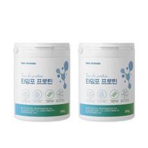 타임포 프로틴 산양유단백질 분리유청 단백질 보충제 300g, 2개