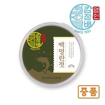 굴다리식품 김정배 명인젓갈 백명란젓(중) 500g, 1개
