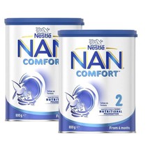 Nestle 네슬레 NAN 컴포트 스텝 2 베이비 분유 6-12개월 800g 2팩