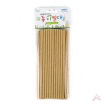 카페 내추럴 친환경 일회용 종이 빨대 스트로우 25p, 기본, 기본