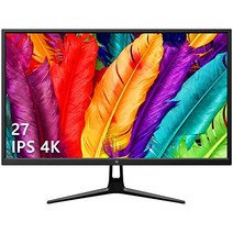 4K 모니터 27인치 디스플레이 LED 게이밍 UHD 3840x2160비광택IPS 패널초박형HDR(표준 휘도:300cd㎡)FreeSyncHDMIDisplayPort스피커 내장 Z-EDGE U27P4K