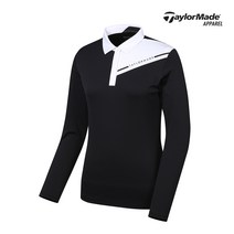 [테일러메이드]여성 사선 배색 카라 티셔츠 TWTYK5903-199