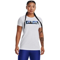 국내 매장판 언더아머 UNDERARMOUR 프린트 필 워드마크 반팔티 1378969-100