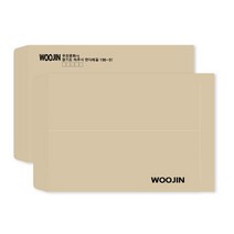우진문화사 봉투인쇄 주문제작 1도 검정 (양면), A4 크라프트지 서류봉투 1000매, 선택안함