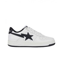[정품] 베이프 x JJJ자운드 스타 로우 화이트 네이비 BAPE JJJJound Bape Sta Low White Navy