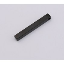 5x40 미리메터 10 개/몫 빈 바 매력 거울 광택 스테인레스 스틸 라운드 코너 사각형 DIY 스탬핑 사용자 정, 02 orange