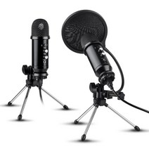 지군 VM-8050U USB 콘덴서 마이크 개인방송 인터넷방송 팟캐스트 재택근무 ASMR 온라인 강의 볼륨조절 노이즈제거 각도조절 컨텐츠 제작 단일지향성 아프리카BJ, 지군 VM-8050U USB 마이크